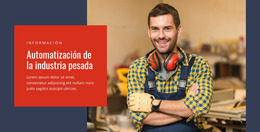 Automatización Industrial Haevy: Plantilla Joomla Multipropósito