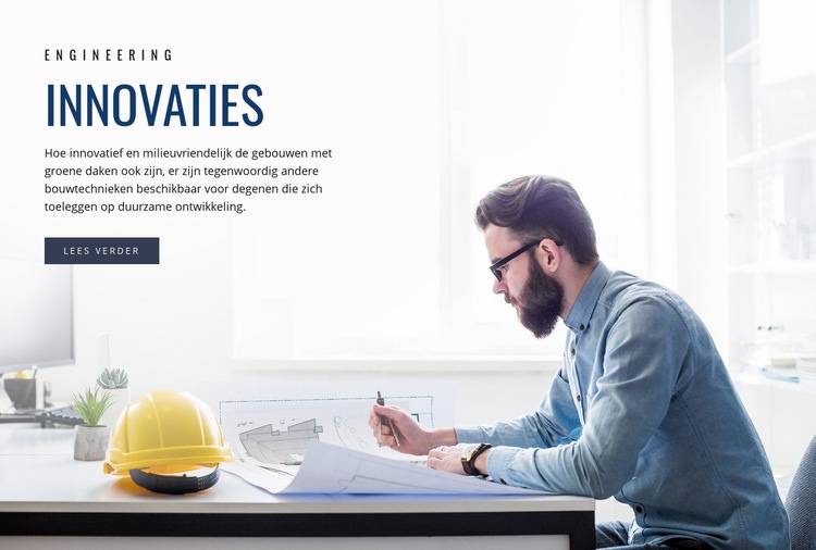 Technische innovaties Website Builder-sjablonen