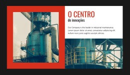 Modelo HTML5 Exclusivo Para As Inovações Do Centro