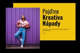 Pojďme Získat Kreativní Nápady – Šablona Stránky HTML