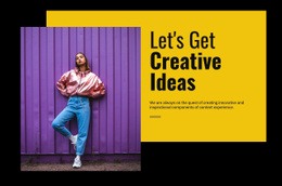 Let'S Get Creative Ideas - Simple Html Code