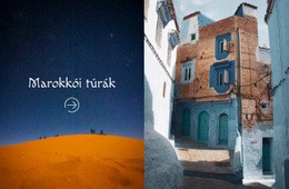 Utazási Túrák Marokkóban Prémium CSS-Sablon