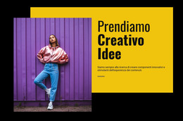 Otteniamo Idee Creative - Modello Di Pagina HTML