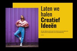 Laten We Creatieve Ideeën Opdoen - HTML Generator Online