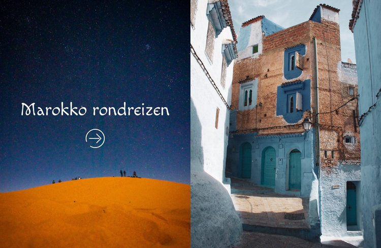 Reis door Marokko rondreizen WordPress-thema