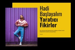Yaratıcı Fikirler Alalım - Web Sitesi Tasarımı