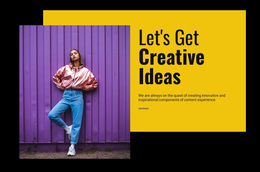Let'S Get Creative Ideas - Custom Homepage Design