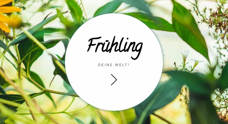 Frühling deine Welt Website design