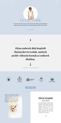 A Trendek Meghatározása - HTML Kódsablon