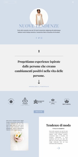 Fissare Le Tendenze - Mockup Di Sito Web Gratuito