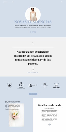 O Melhor Design De Site Para Definindo Tendências