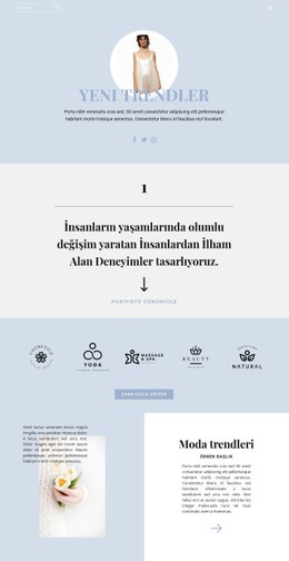 Trendleri Belirleme - Özelleştirilebilir Profesyonel HTML5 Şablonu