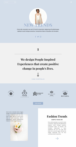 Setting Trends - Free Website Template