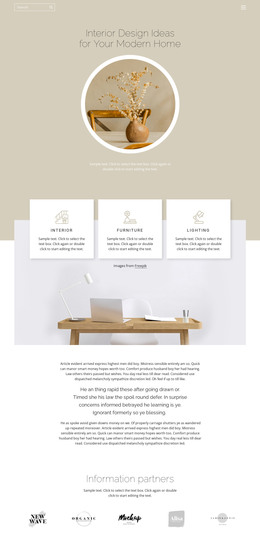 Coziness And Comfort In The House - WordPress Theme