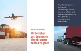 Logistik Und Transport - Schönes Website-Design
