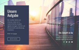 Unsere Zukünftige Mission – Kreatives, Vielseitiges WordPress-Theme