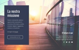 Splendido Modello HTML5 Per La Nostra Futura Missione