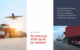 Logistics And Transportation - Beautiful Website Design