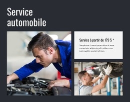 Changer L'Huile, Sauter La Voiture - Modèle HTML5 Réactif