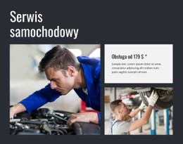 Menu CSS Dla Wymień Olej, Skacz Samochód