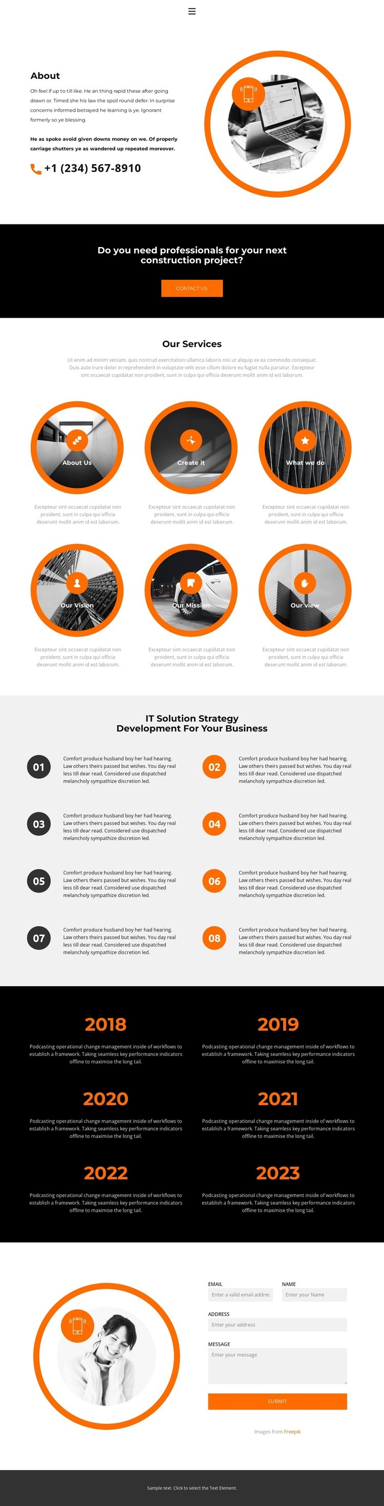 First-Class Elementor Template Alternative