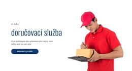 Design Webových Stránek Doručovací Služba Pro Jakékoli Zařízení