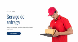 Serviço De Entrega - Modelo Joomla Simples