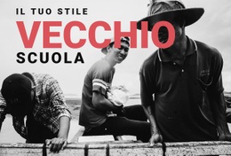 Il Tuo Stile Vecchia Scuola - Tema Di Una Pagina