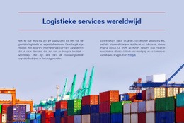 Meest Creatieve HTML5-Sjabloon Voor Logistieke Dienstverlening Wereldwijd