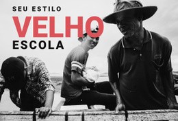 Tema HTML5 Para Seu Estilo Da Velha Escola