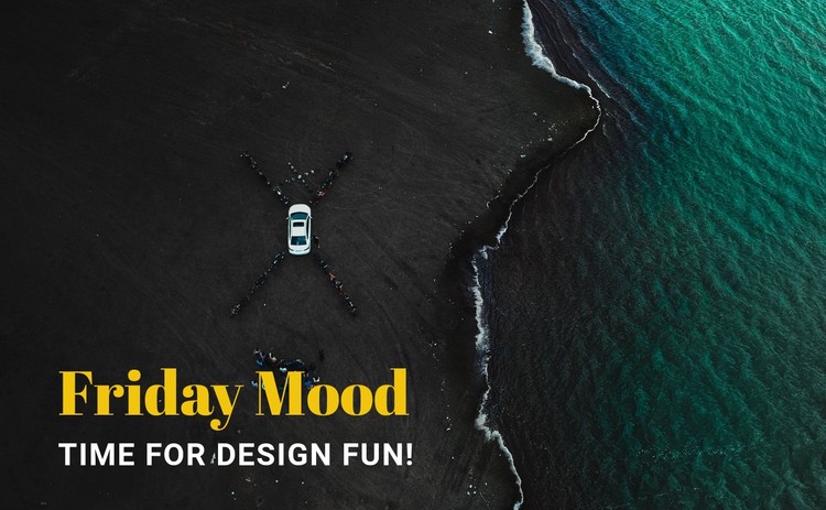 Friday mood CSS Template