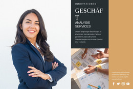 Joomla-Template Für Geschäftsanalyse-Dienstleistungen