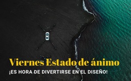 Maqueta De Sitio Web Para Humor Viernes