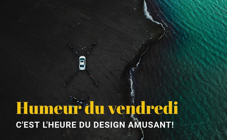 Humeur du vendredi Modèle HTML5