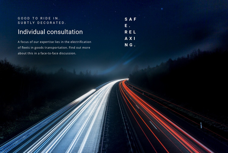 Indvidual consultation HTML Template