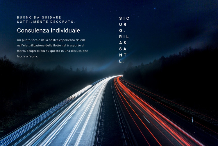 Consulenza individuale Modello HTML