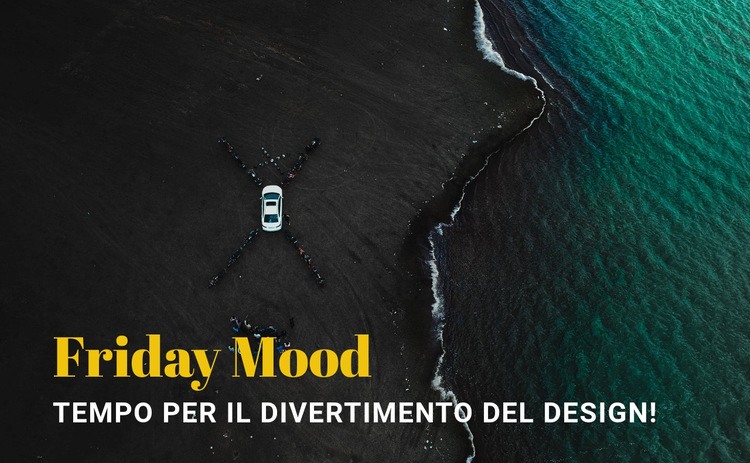 Atmosfera del venerdì Modello HTML5