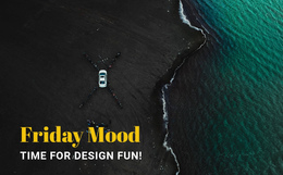 Friday Mood - One Page Design