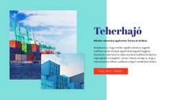 Teherhajó – Exkluzív WordPress Téma