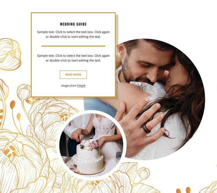 Your bridal style Webflow Template Alternative