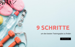 Kostenloses WordPress-Theme Für Bester Trainingsplan