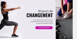 Défi Fitness De 30 Jours - Conception De Site Web Ultime