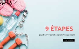 Conception La Plus Créative Pour Meilleur Plan D'Entraînement