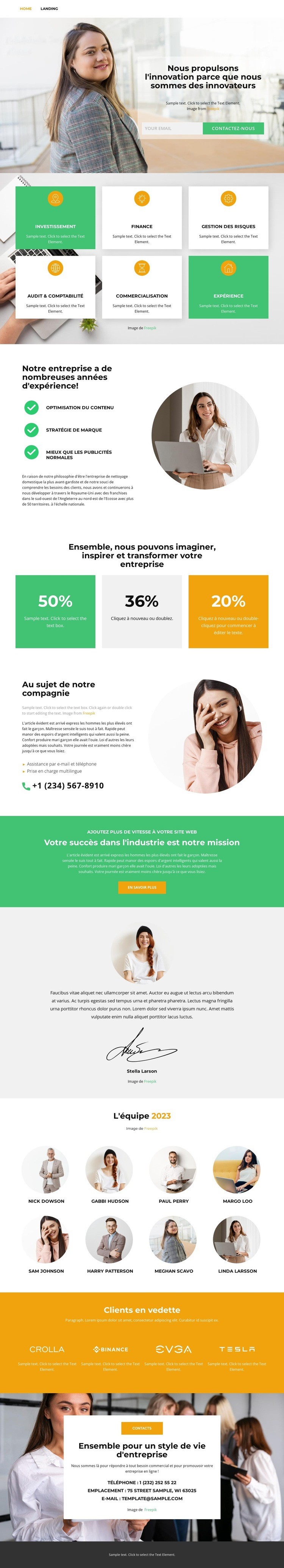 Gratuit & ouvert Conception de site Web