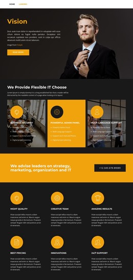 Highly customizable - Website Template by Nicepage