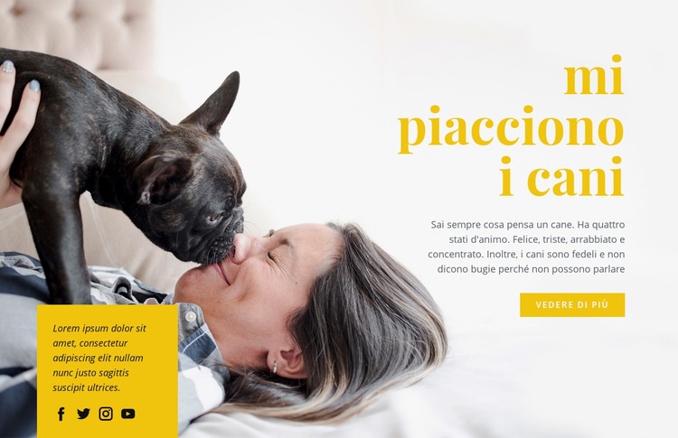 Compassione, chiarezza e coerenza Mockup del sito web