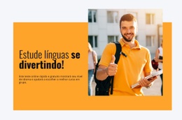 Aprenda Idiomas Com Sucesso - Web Design Multifuncional