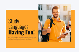 Learn Languages Successfully - Professional Web Page Design