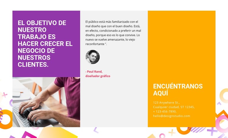 Hacer crecer el negocio de nuestros clientes Plantilla CSS