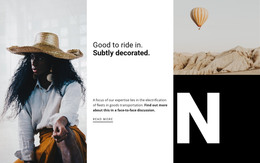 Web Design For Fashion From Art Festivals